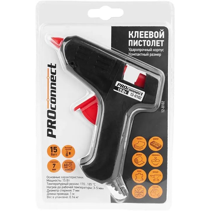 Клеевой пистолет PROconnect 12-0102 - фото 6