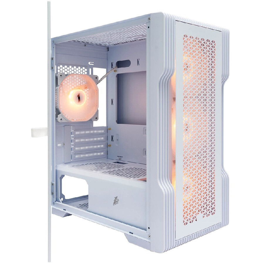 Корпус 1STPLAYER TRILOBITE T3 ARGB White (T3-WH-4F7-W) - фото 4