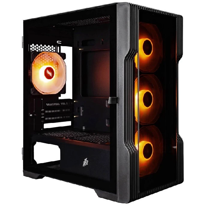 Корпус 1STPLAYER TRILOBITE T3-G ARGB Black (T3-G-BK-4F7)
