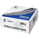 Бухта Cabeus UTP-4P-Cat.5e-SOLID-LSZH-BK-100, 100м