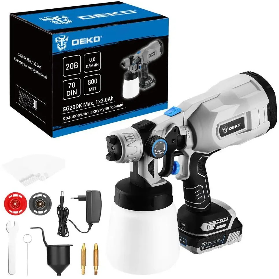 Краскопульт DEKO SG20DK Max (083-1135) - фото 5