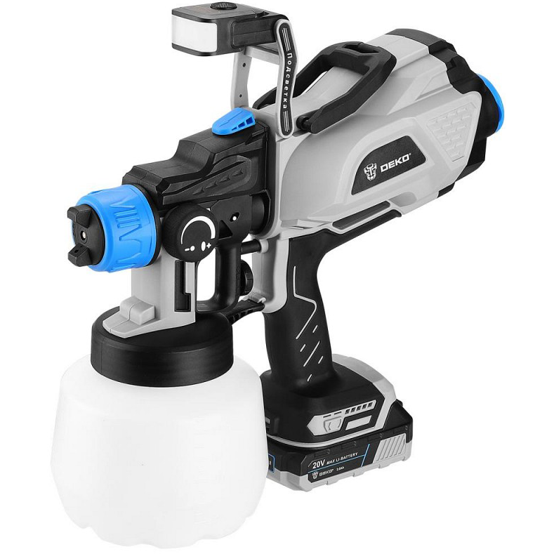 Краскопульт DEKO SG20DK PRO - 083-1136 - фото 2