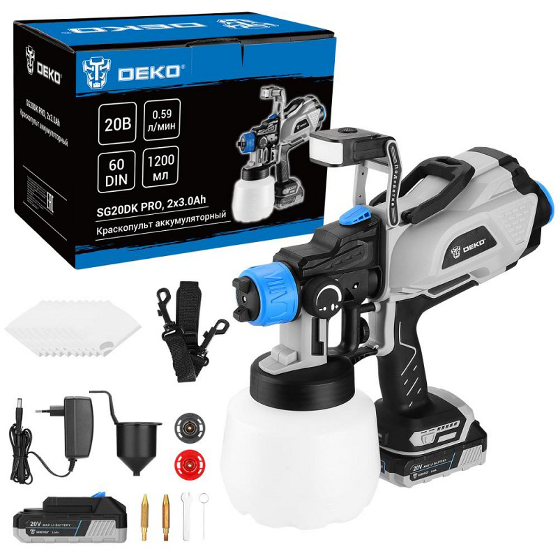 Краскопульт DEKO SG20DK PRO - 083-1136 - фото 5