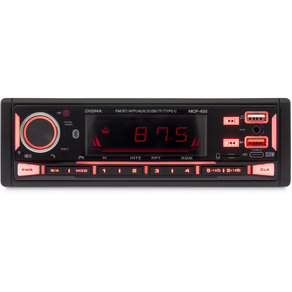 Автомагнитола Digma MCP-450 - фото 11