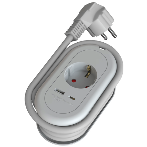 Сетевой фильтр Ritmix RM-211C White