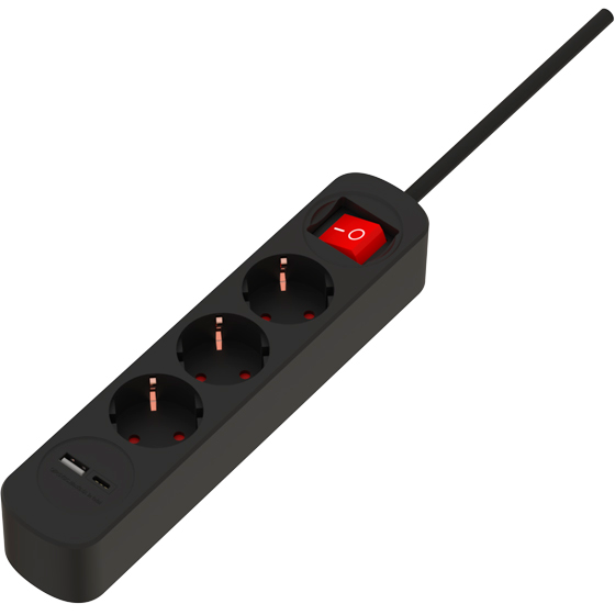 Сетевой фильтр Ritmix RM-231CK Black