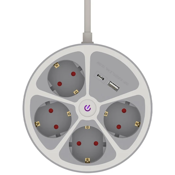 Сетевой фильтр Ritmix RM-341C White - фото 2