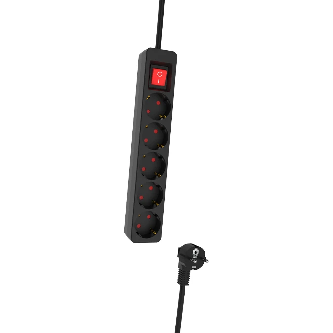 Сетевой фильтр Ritmix RM-550K Black - фото 2