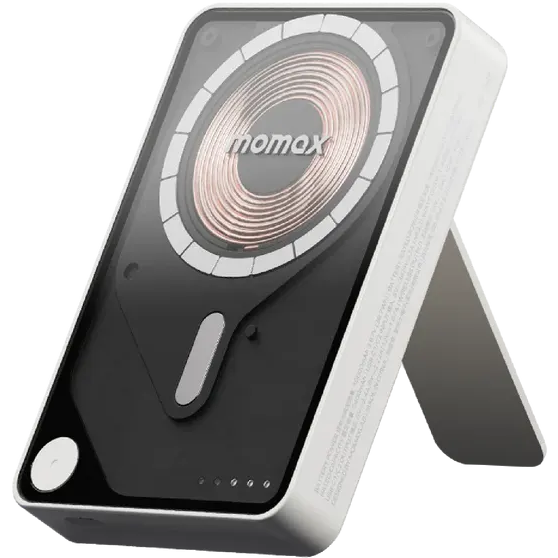 Внешний аккумулятор Momax 1-Power X Pro+ Magnetic Wireless Power Bank 10000mAh White - IP132HKW