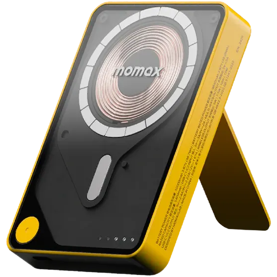 Внешний аккумулятор Momax 1-Power X Pro+ Magnetic Wireless Power Bank 10000mAh Yellow - IP132HKY