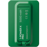 Внешний аккумулятор Momax 1-Power X Pro Magnetic Wireless Power Bank 5000mAh Green (IP131HKG)