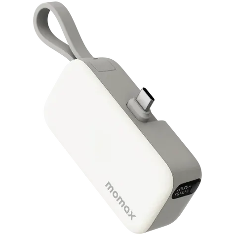 Внешний аккумулятор Momax 1-Power Mini 3-in-1 Power Bank 5000mAh White - IP130W