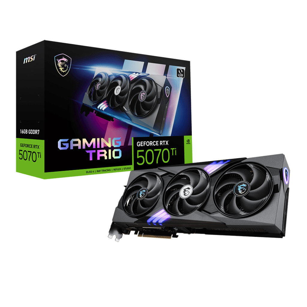 Видеокарта NVIDIA GeForce RTX 5070 Ti MSI 16Gb (RTX 5070 Ti 16G GAMING TRIO PLUS) - фото 7