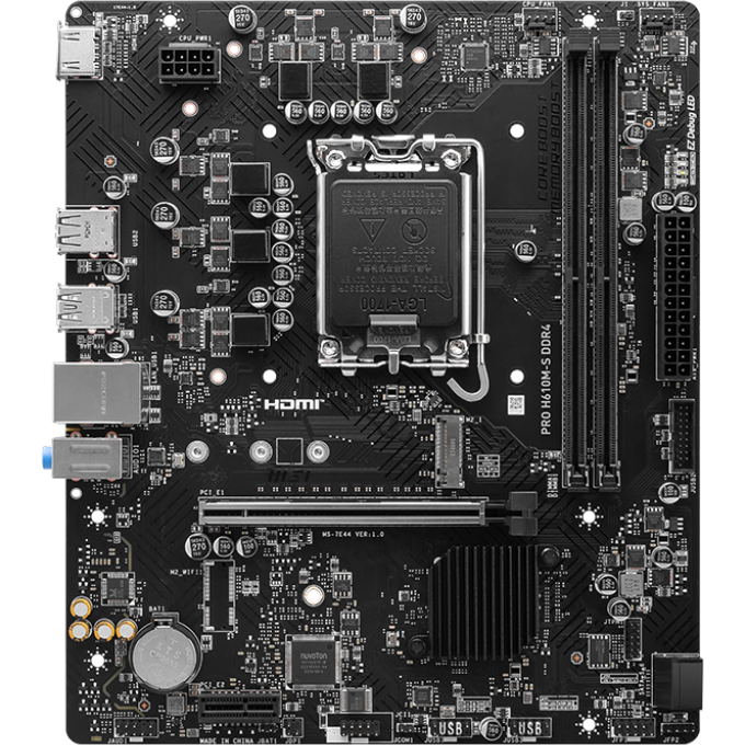 Материнская плата MSI PRO H610M-S DDR4