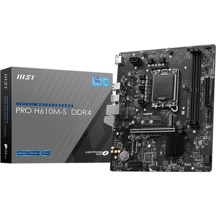 Материнская плата MSI PRO H610M-S DDR4 - фото 5