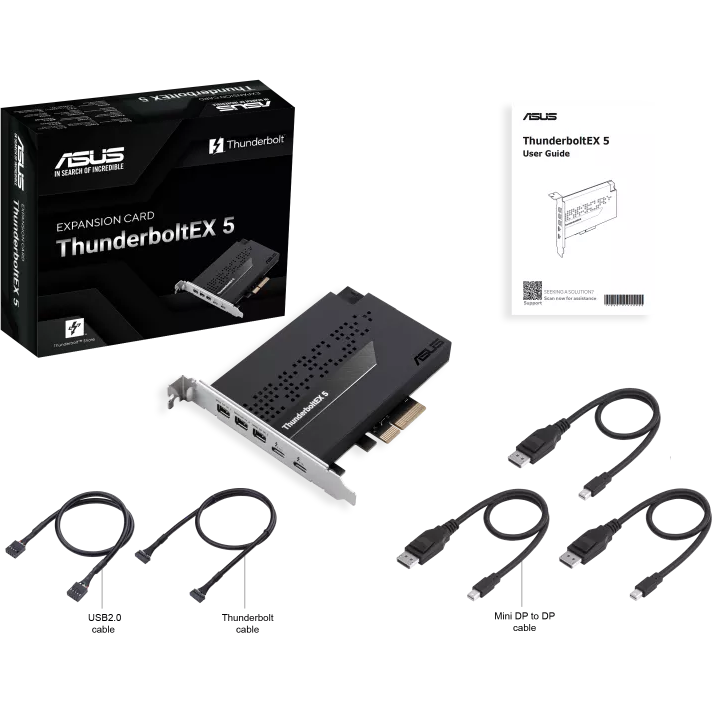 Плата расширения портов ASUS ThunderboltEX 5 - 90MC0E50-M0EAY0 - фото 5