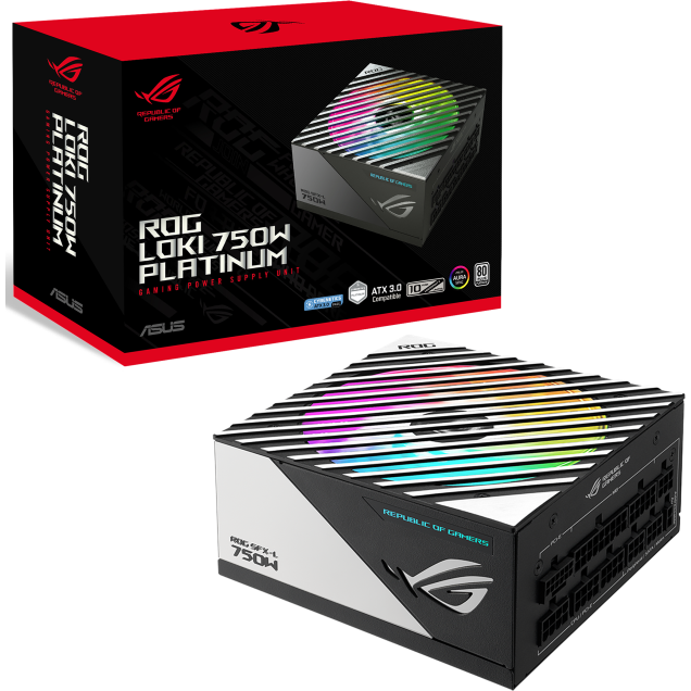 Блок питания 750W ASUS ROG LOKI Platinum (ROG-LOKI-750P-SFX-LGAMING) - 90YE00N4-B0NA00 - фото 12