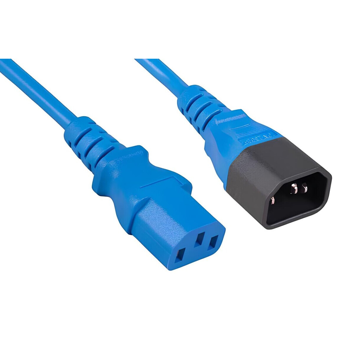 Кабель питания C13 - C14, 1.8м, Cabeus PC-189-VDE-1.5-1.8M-BL