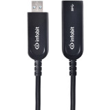 Кабель удлинительный USB A (M) - USB A (F), 30м, Infobit AOC-USB30-AMAF-30
