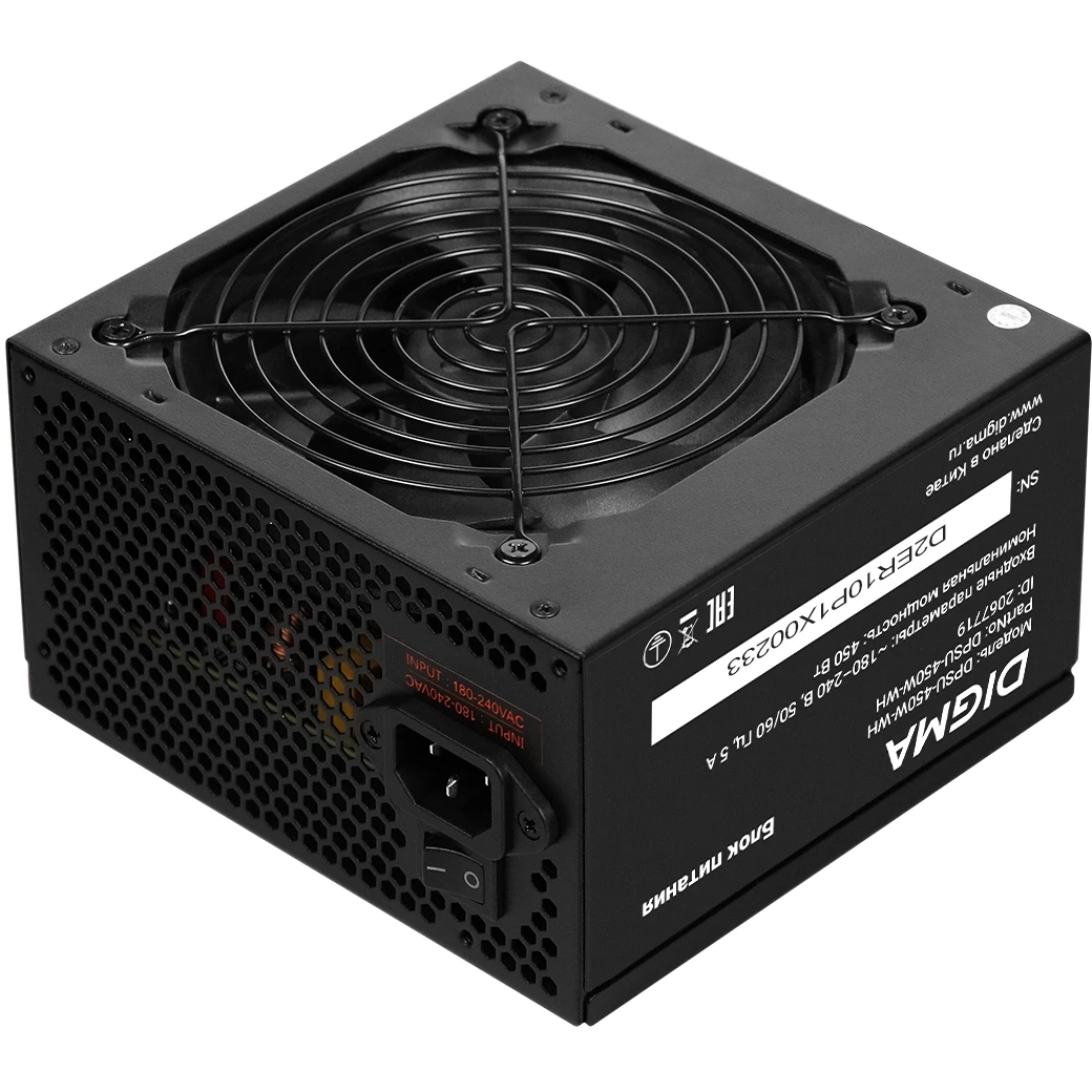 Блок питания 450W Digma DPSU-450W-WH - фото 4