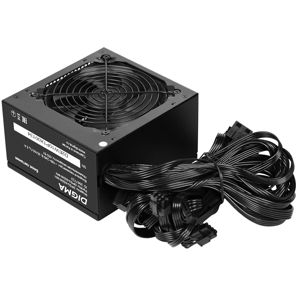 Блок питания 650W Digma DPSU-650W-WH - фото 3