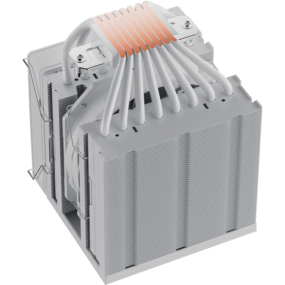 Кулер upHere UE2TC8 ARGB White - фото 6