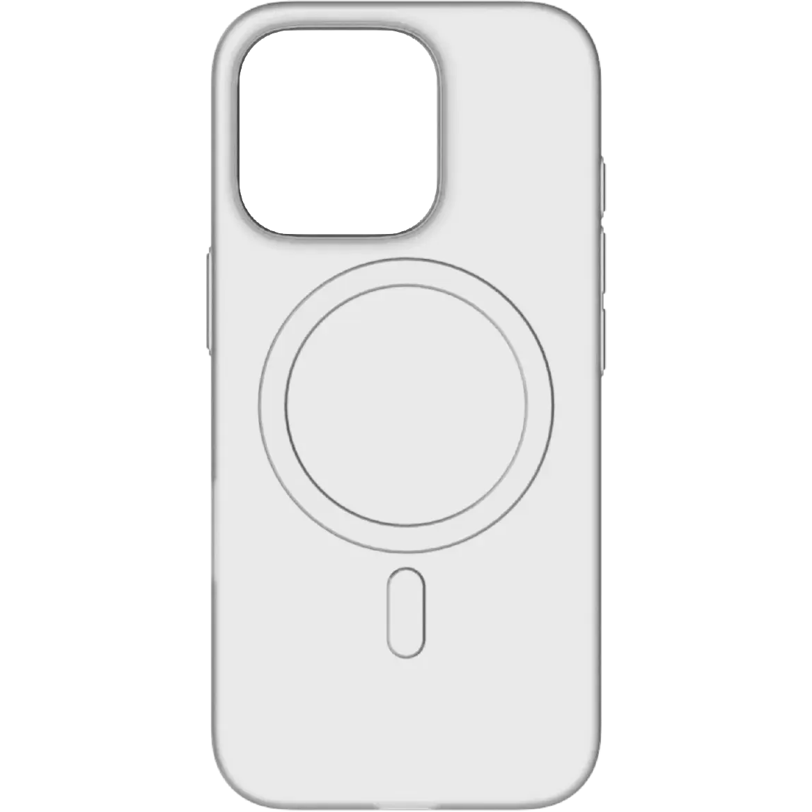 Чехол Momax CaseForm Lite iPhone 16 Pro Max Super Slim Case With MagSafe White - MTAP24XLW