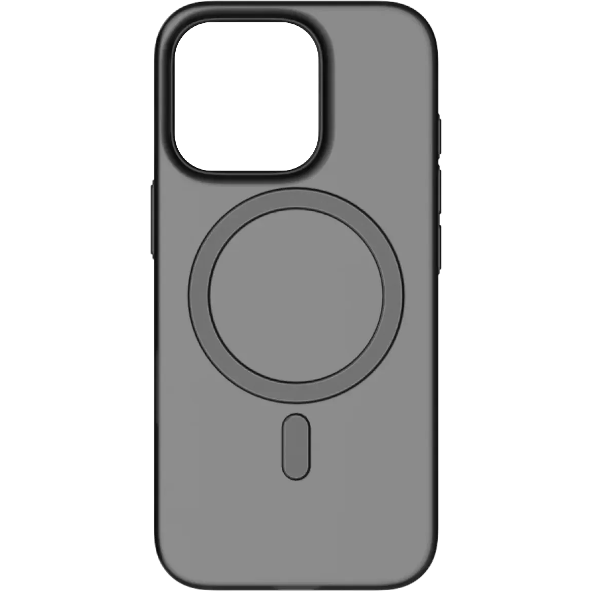 Чехол Momax CaseForm Lite iPhone 16 Pro Max Super Slim Case With MagSafe Black - MTAP24XLD