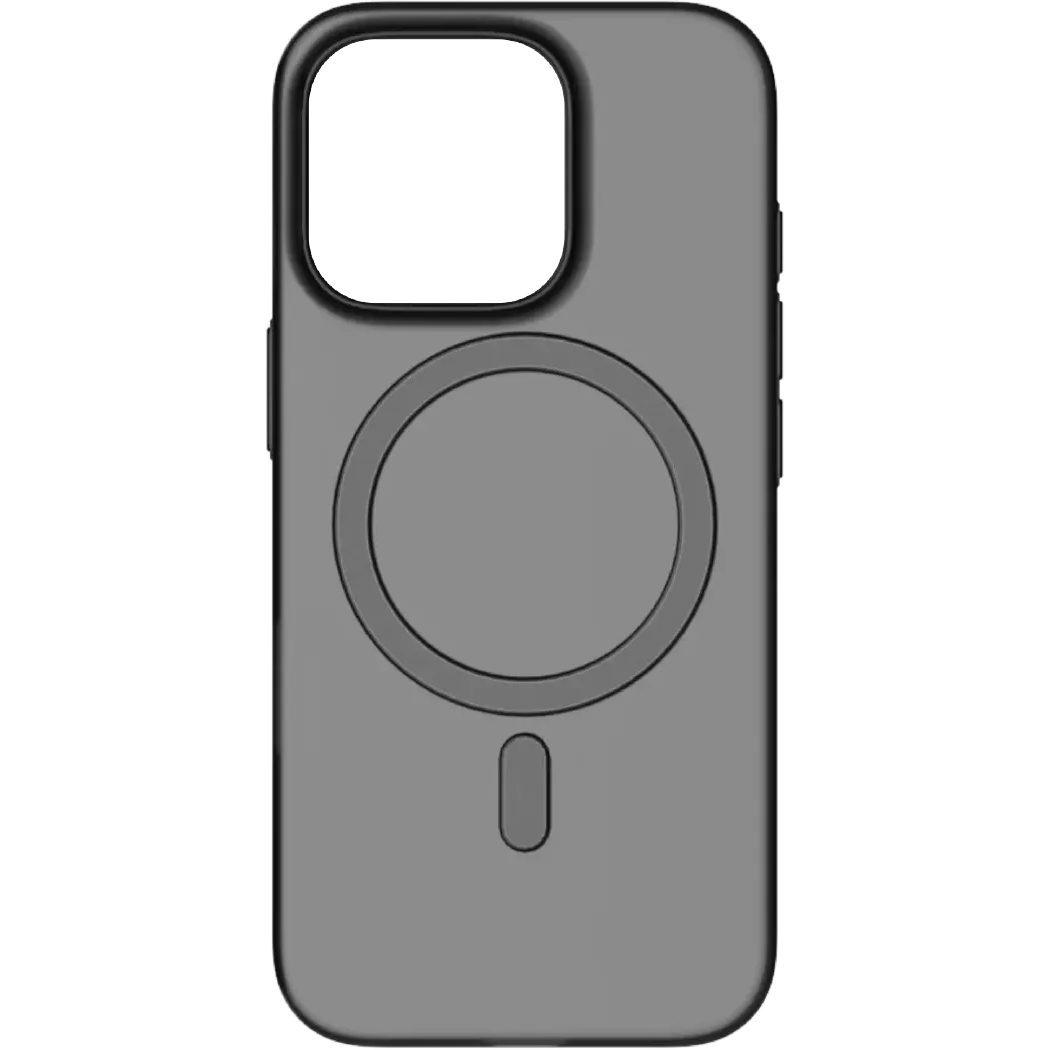 Чехол Momax CaseForm Lite iPhone 16 Pro Super Slim Case With MagSafe Black - MTAP24MD