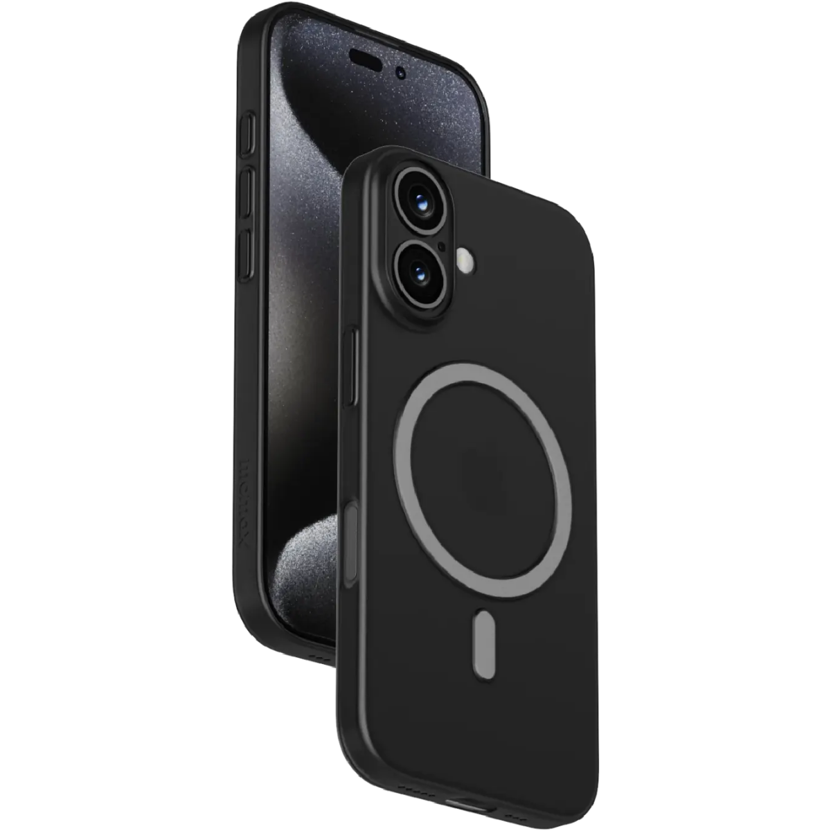 Чехол Momax CaseForm Lite iPhone 16 Plus Super Slim Case With MagSafe Black - MTAP24LD