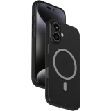 Чехол Momax CaseForm Lite iPhone 16 Super Slim Case With MagSafe Black (MTAP24SD)