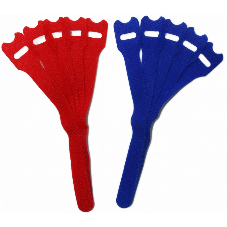 Кабельная стяжка Hyperline WASN-125-mix-10, 10 шт.