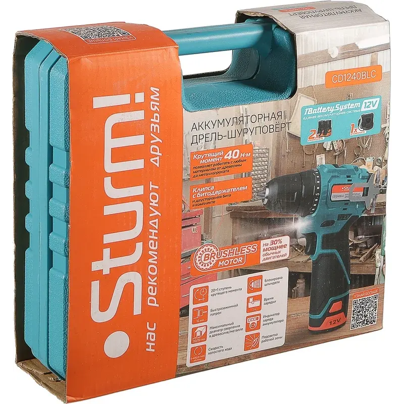 Шуруповёрт Sturm! CD1240BLC - фото 10