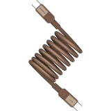 Кабель USB Type-C - USB Type-C, 2м, Momax Mag.Link Magnetic Sandstone (DC61L2)