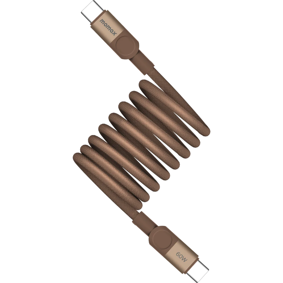 Кабель USB Type-C - USB Type-C, 2м, Momax Mag.Link Magnetic Sandstone (DC61L2)