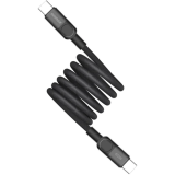 Кабель USB Type-C - USB Type-C, 1м, Momax Mag.Link Magnetic Black (DC60D)