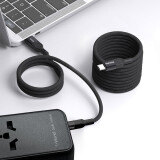 Кабель USB Type-C - USB Type-C, 2м, Momax Mag.Link Magnetic Black (DC36D)
