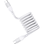 Кабель USB Type-C - USB Type-C, 1м, Momax Mag.Link Magnetic White (DC35W)