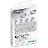 Кабель USB Type-C - USB Type-C, 1м, Momax Mag.Link Magnetic White (DC35W)
