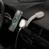 Автомобильное зарядное устройство Momax Q2.Mag Qi2 Magnetic Wireless Charging Car Mount 15W Titanium (CM32L)