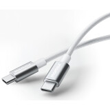 Кабель USB Type-C - USB Type-C, 1.5м, Momax Elite White (DC30W)
