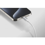 Кабель USB Type-C - USB Type-C, 1.5м, Momax Elite White (DC30W)