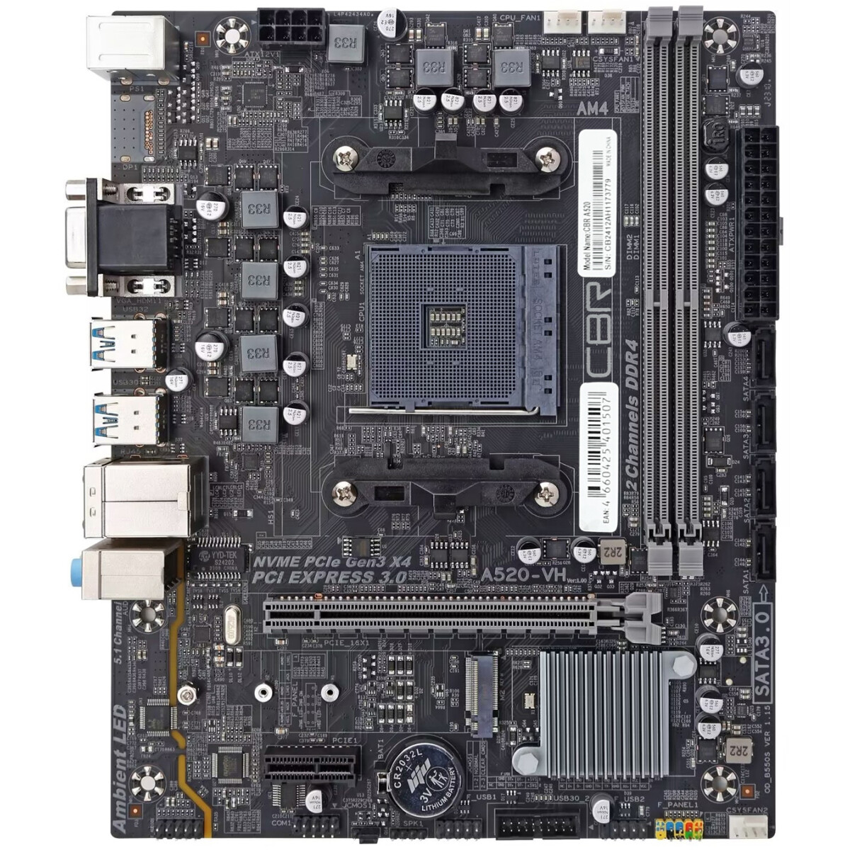 Материнская плата CBR A520 - MB-ARA520-RTL