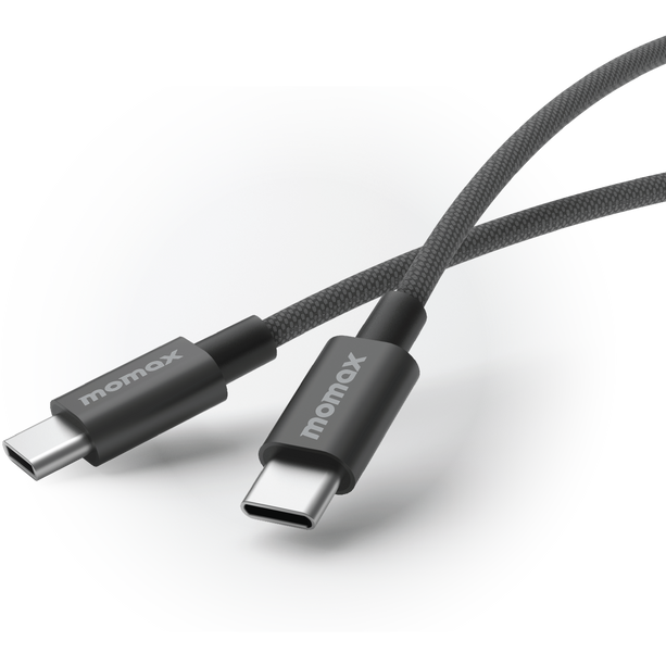 Кабель USB Type-C - USB Type-C, 1.5м, Momax Elite Black (DC30D)