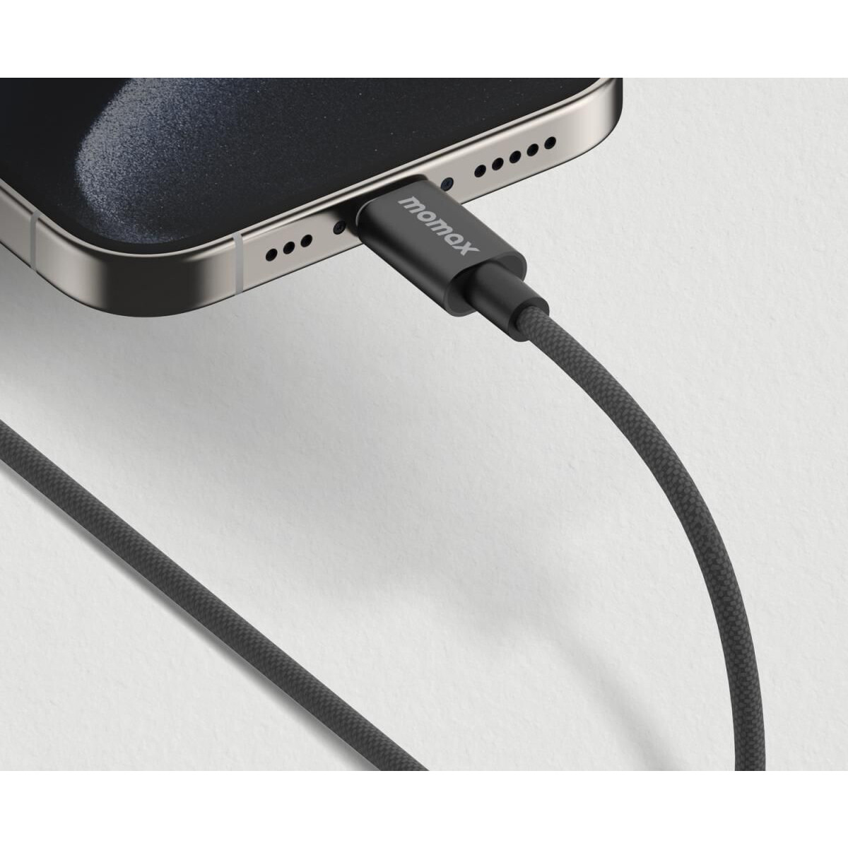 Кабель USB Type-C - USB Type-C, 1.5м, Momax Elite Black (DC30D) - фото 3