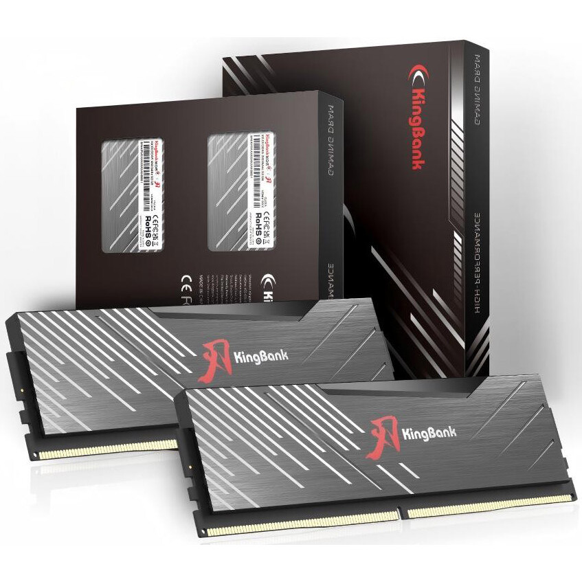Оперативная память 32Gb DDR5 6000MHz KingBank (K5.01.FPM5ED9404) (2x16Gb KIT) - фото 3