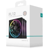 Вентилятор для корпуса DeepCool FL12 ARGB Black (3 шт.) (FL12-3 IN 1)