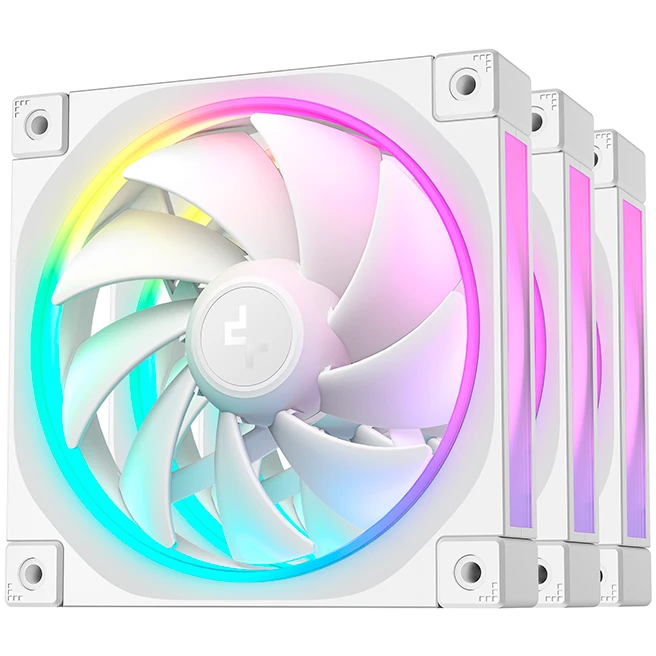 Вентилятор для корпуса DeepCool FL12 WH (3 шт.)