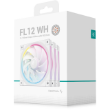 Вентилятор для корпуса DeepCool FL12 ARGB White (3 шт.) (FL12 WH-3 IN 1)