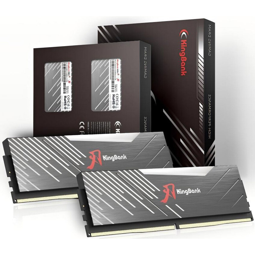 Оперативная память 64Gb DDR5 6400MHz KingBank RGB (K5.01.FLA5FE9401) (2x32Gb KIT) - фото 3